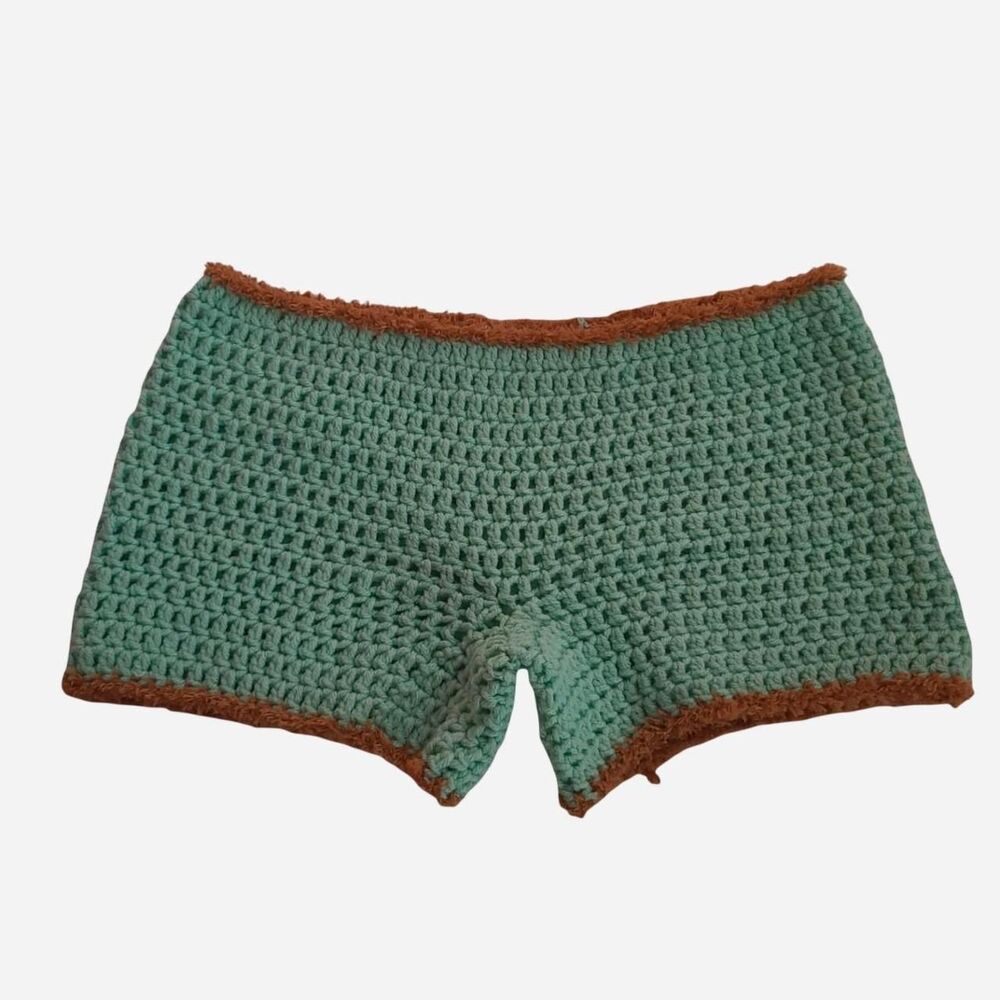 Unbranded Women's Brown and Green Shorts